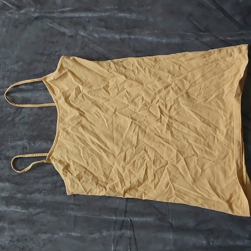 Burnt yellow tank top